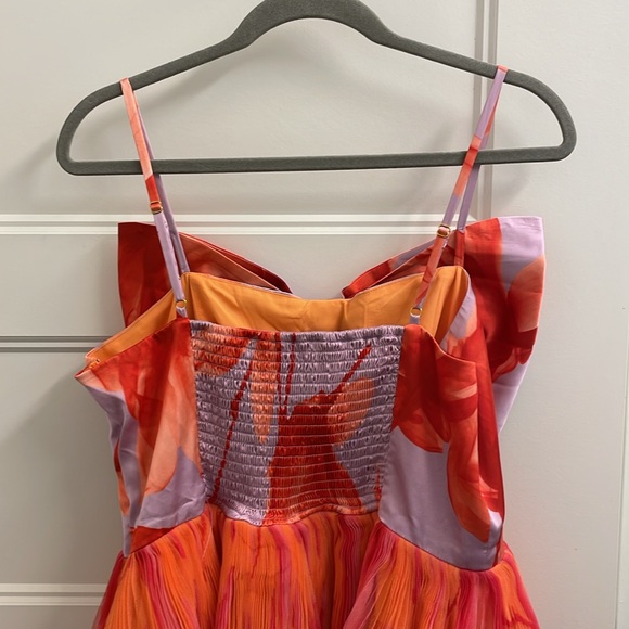 Hutch x Anthropologie Sleeveless Tulle Bow‎ Mini Dress Size 14 - Picture 12 of 16